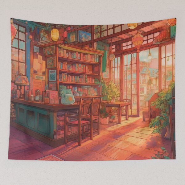 Item preview, Japanese Sunlight Book Store  designed and sold by MimiBears Prints.