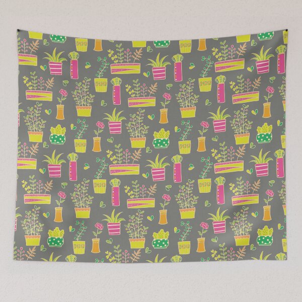 Item preview, Colorful Potted Plants Design designed and sold by mchristyani.
