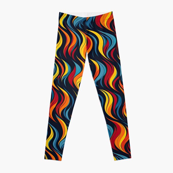 Blue hotsell flame leggings