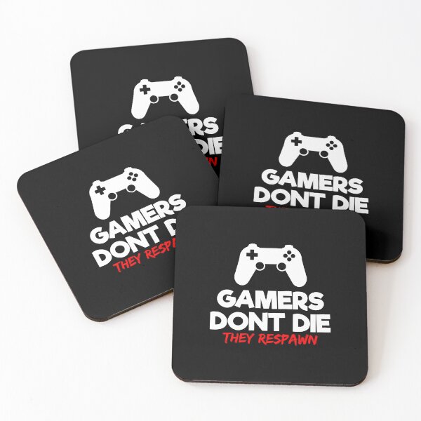 Item preview, gamers dont die, they respawn designed and sold by Ijjul322.
