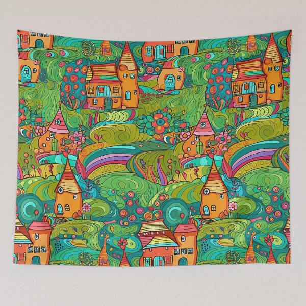 Item preview, Quelaris - Colorida ciudad (3/4) designed and sold by sabantha.