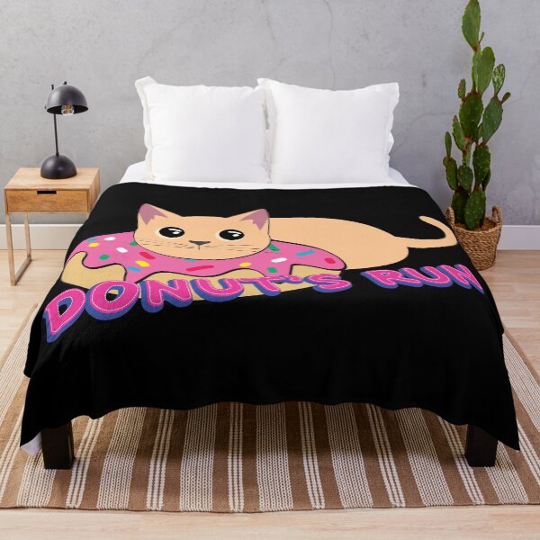 Item preview, Donut's Run_Donuts Cat_Yellow Cat_bg3 designed and sold by Mimi Huang.