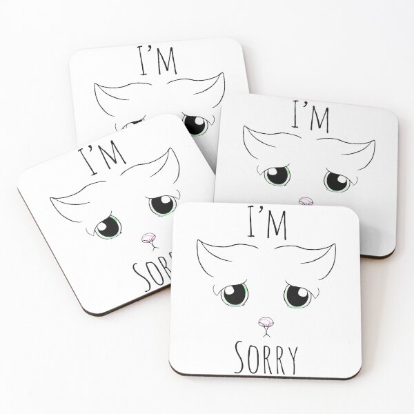 Item preview, Sad Cat Face: I'm Sorry designed and sold by ajoymoon.