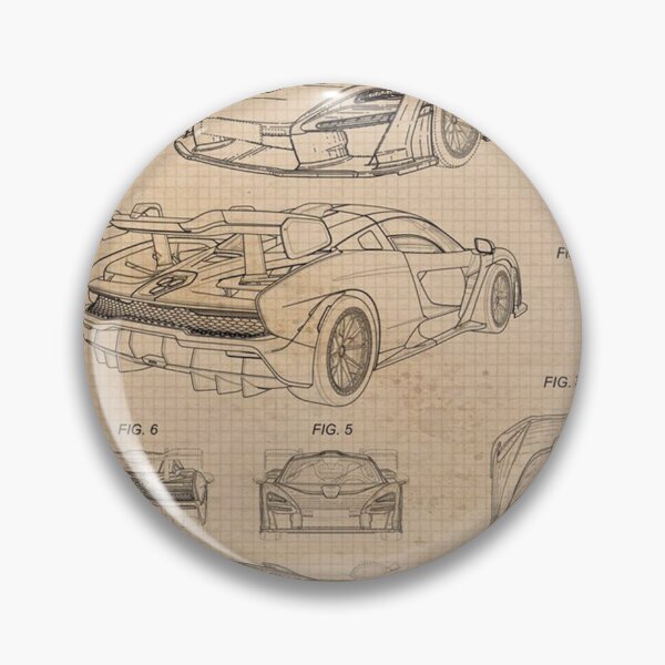 Item preview, Vintage Mclaren p1 sketch designed and sold by antoniohermanz.
