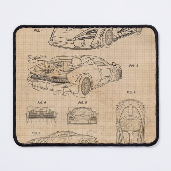Item preview, Vintage Mclaren p1 sketch designed and sold by antoniohermanz.
