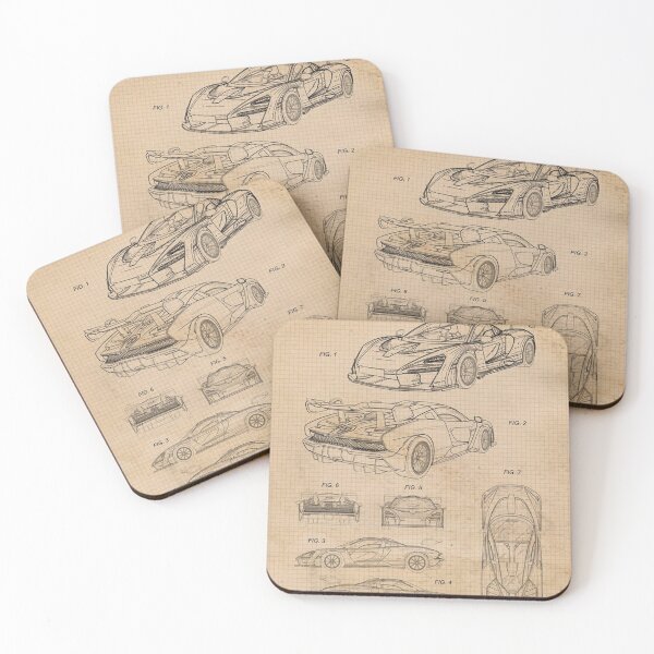 Item preview, Vintage Mclaren p1 sketch designed and sold by antoniohermanz.