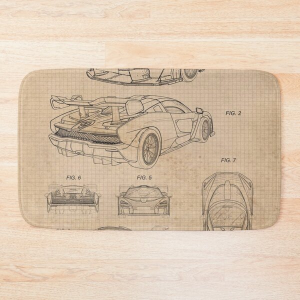 Item preview, Vintage Mclaren p1 sketch designed and sold by antoniohermanz.