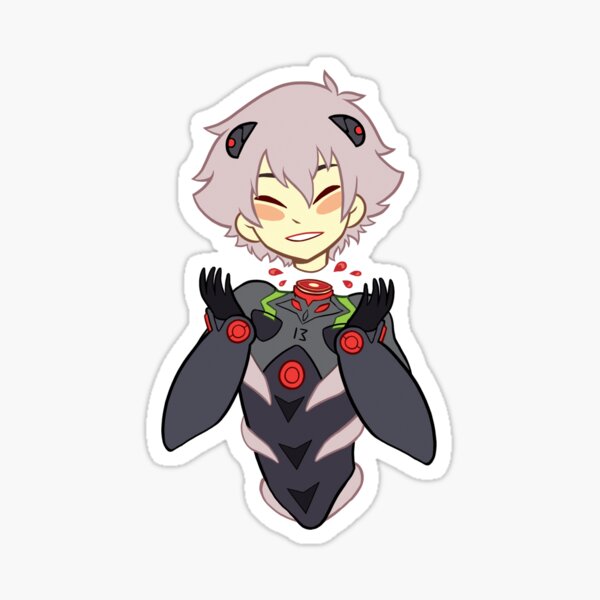 Vista previa del artículo con la obra «NGE - Kaworu», diseñado y vendido por trashcanprince.