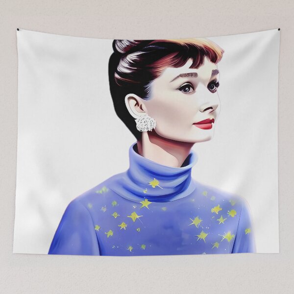 Item preview, Audrey Hepburn oil painting designed and sold by FantacyPainting.