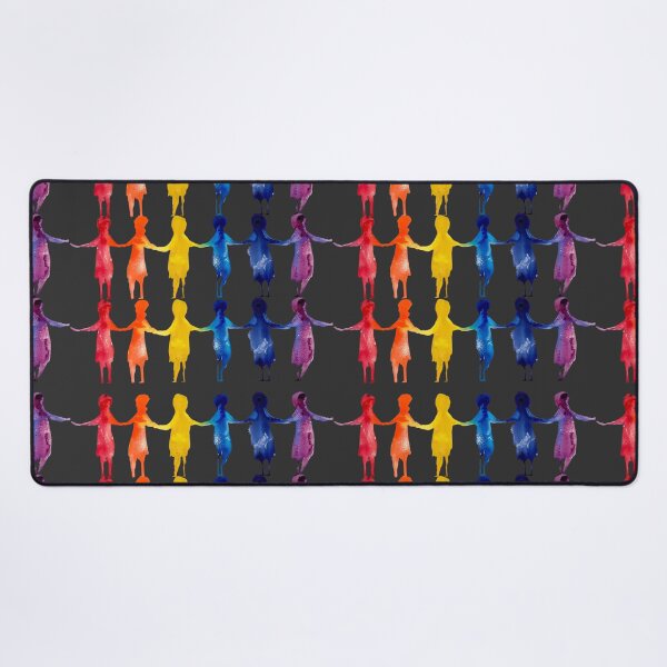 Item preview, Dancing rainbow Ladies holding hands designed and sold by Deb Webb.