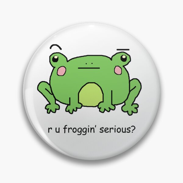 Item preview, funny frog logo - cringey frog joke designed and sold by aylanzvisuals.