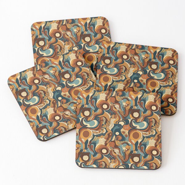 Item preview, Pattern Concept of Resilience Orange Blue Abstract designed and sold by Arncil.