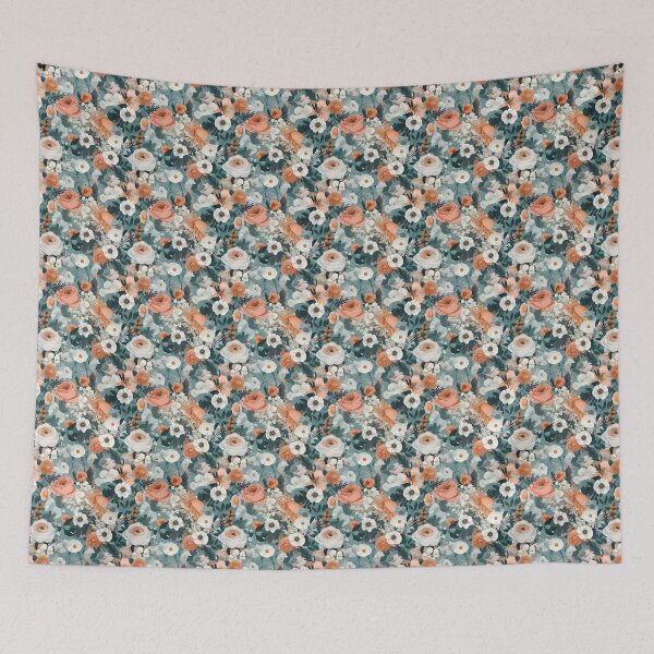 Item preview, colourful watercolour Flowers, digital art designed and sold by AthenaUK.
