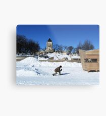 Winnipeg Assiniboine River near Legislature #1 Metal Print