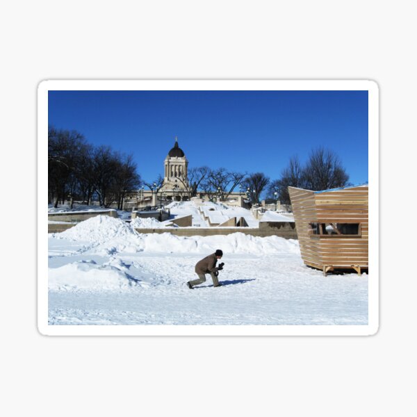 Item preview, Winnipeg Assiniboine River near Legislature #1 designed and sold by BarbRomanik.