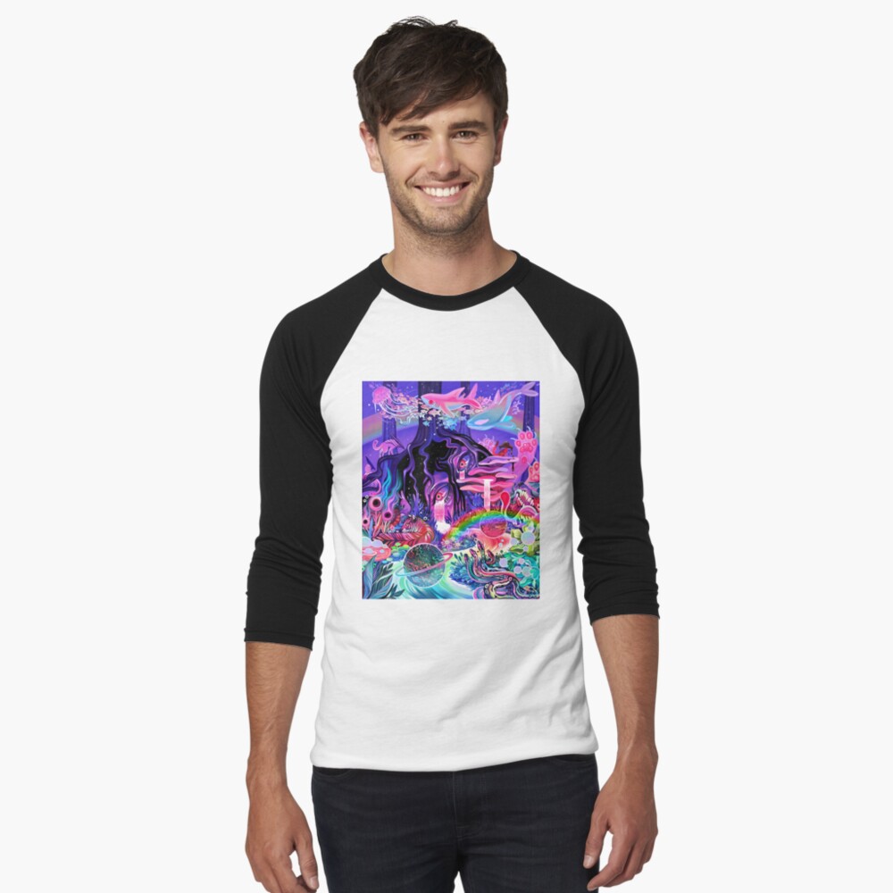 Item preview, Baseball ¾ Sleeve T-Shirt designed and sold by cloudsover31.