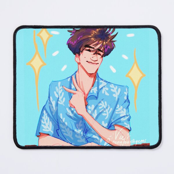 Item preview, Blue Hawaiian beach shirt Fourth ✨ designed and sold by SilverQuill27.