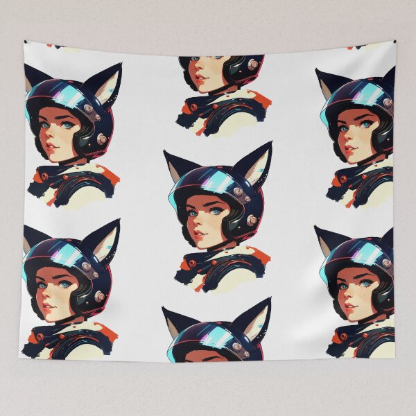 Item preview, Black Cat Vintage Eighties Style 3 designed and sold by HiPolly.