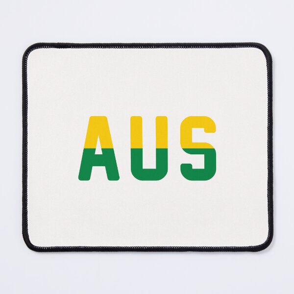 Item preview, AUS (Australia) Gold / Green / White Background designed and sold by PEK1787.