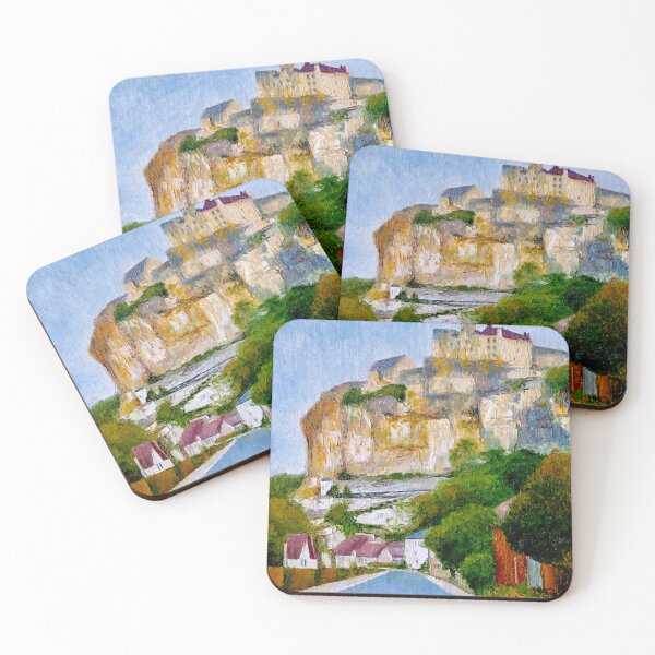 Item preview, Beynac Chateau and Village designed and sold by Dai Wynn Fine Art.