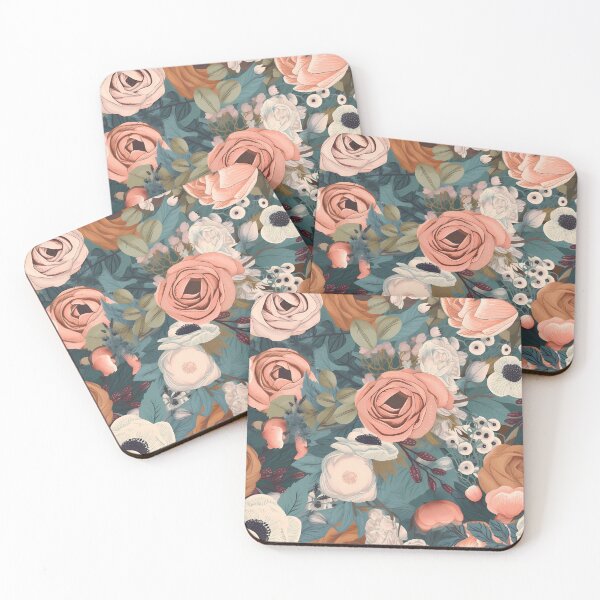 Item preview, colourful watercolour Flowers, digital art designed and sold by AthenaUK.
