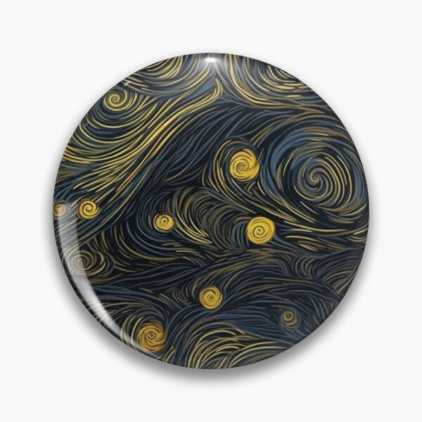 Item preview, Starry Night Inspired: Vincent Van Gogh Masterpiece Pattern designed and sold by PaintLabs.