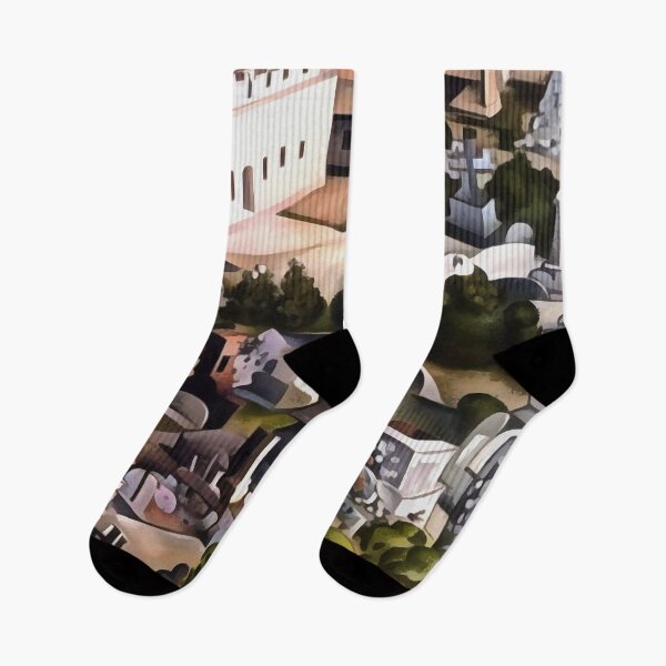 Item preview, Kayakoy Fethiye Deserted Town Geometric Art Abstract designed and sold by taiche.