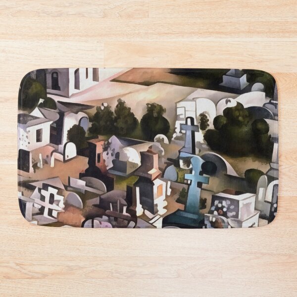 Item preview, Kayakoy Fethiye Deserted Town Geometric Art Abstract designed and sold by taiche.