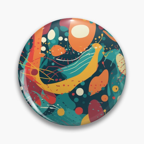 Artikelvorschau, Pattern Concept of Joy Yellow Blue Abstract entworfen und verkauft von Arncil.