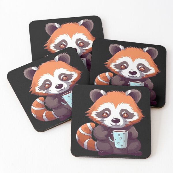 Item preview, Coffee and Red Panda Lover designed and sold by ahmed2751989.