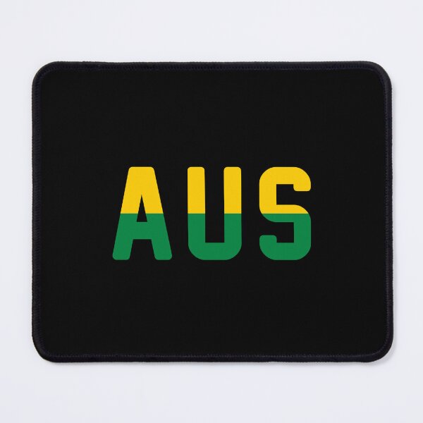 Item preview, AUS (Australia) Gold / Green / Black Background designed and sold by PEK1787.