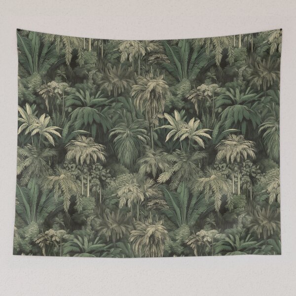 Artikelvorschau, Palme-Wald-Muster-Kunst entworfen und verkauft von Patternists.