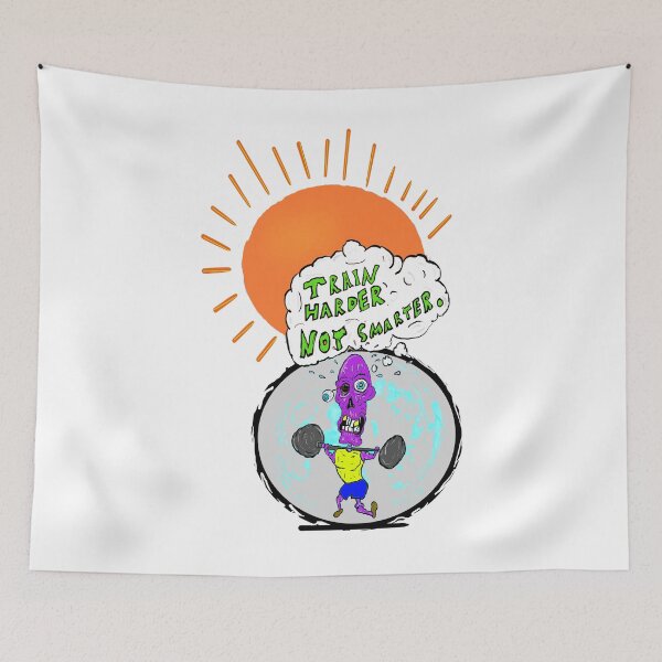 Item preview, Train harder not smarter designed and sold by Jimpalimpa.