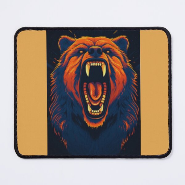 Item preview, Illustrated image of a roaring bear designed and sold by dygo1986.