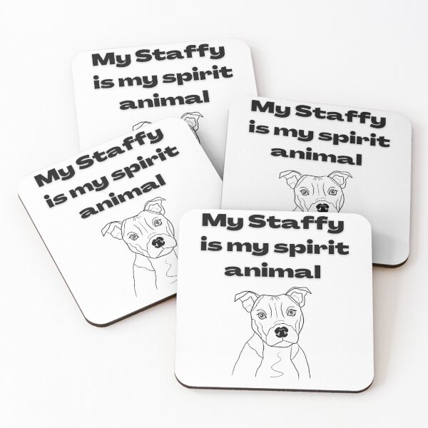 Item preview, Staffy Spirit Animal designed and sold by LeofireDesigns.