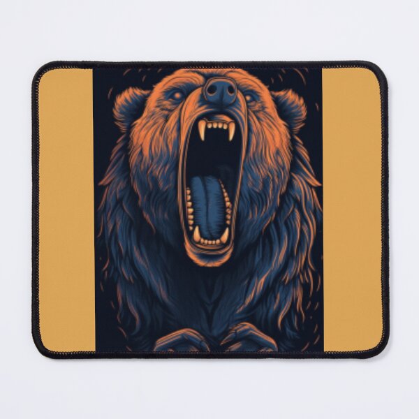 Item preview, Illustrated image of a roaring bear designed and sold by dygo1986.
