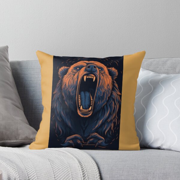 Item preview, Illustrated image of a roaring bear designed and sold by dygo1986.