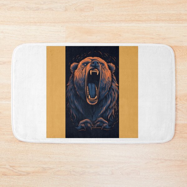 Item preview, Illustrated image of a roaring bear designed and sold by dygo1986.