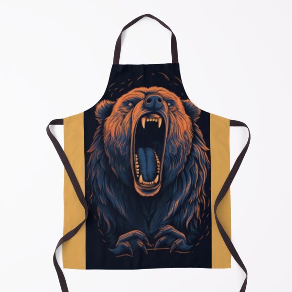 Item preview, Illustrated image of a roaring bear designed and sold by dygo1986.