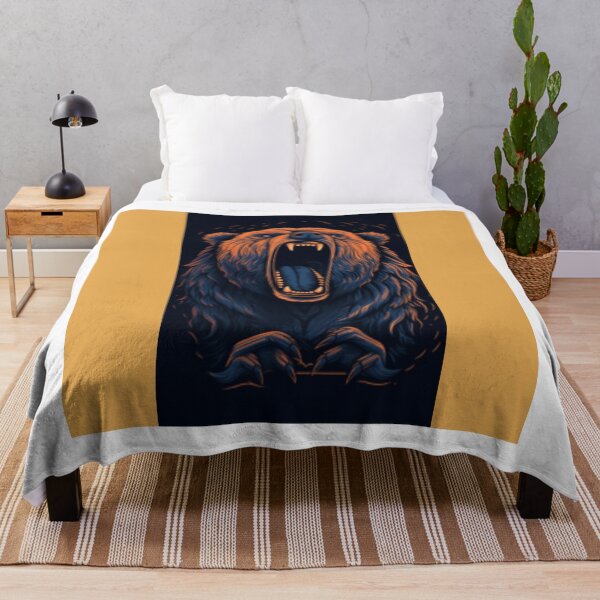 Item preview, Illustrated image of a roaring bear designed and sold by dygo1986.