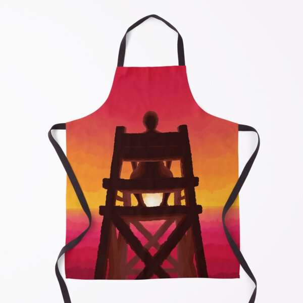 Item preview, Lifeguard Duty at Sunset designed and sold by burneyarts.