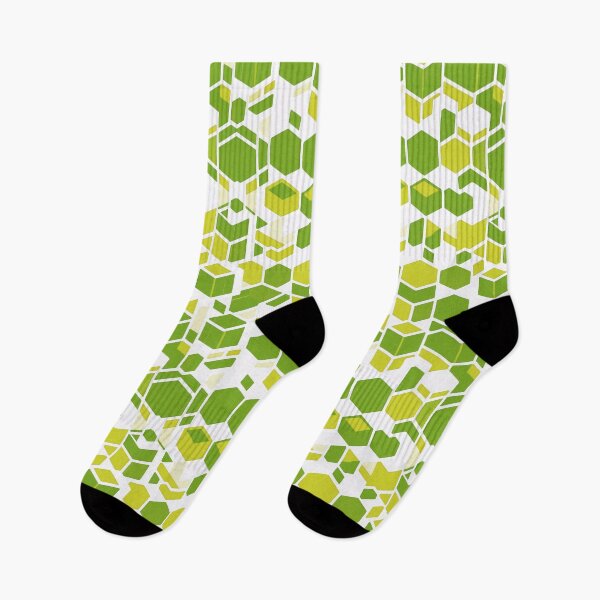 Item preview, Green Geometric Cubes Design designed and sold by Digi Artworks Store.