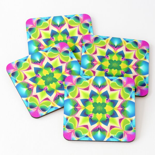 Item preview, Abstract Neon Kaleidoscope  designed and sold by calibrit.