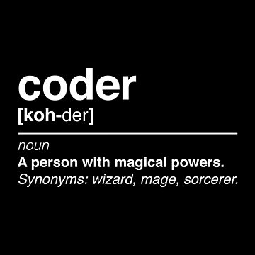 Artwork thumbnail, Coder definition by KeepOnCoding