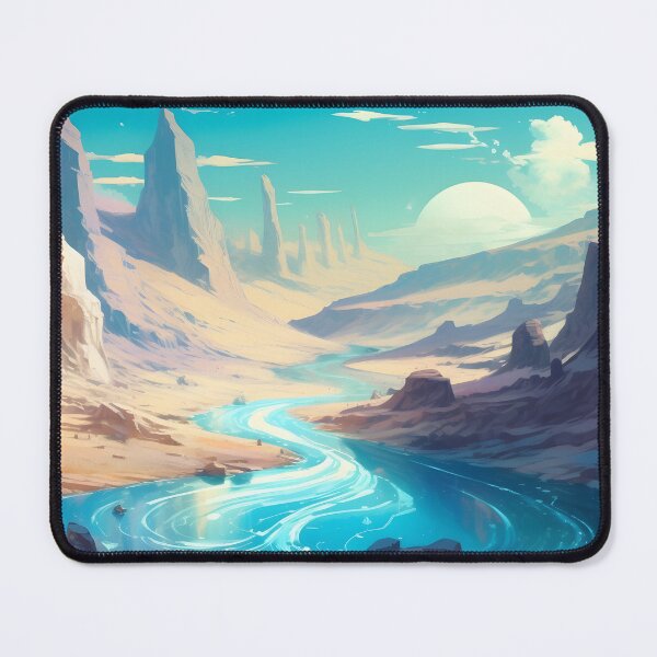 Item preview, A landscape of a deep canyon designed and sold by synthetichoriz.