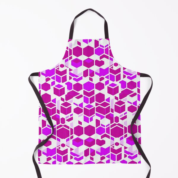 Item preview, Cool Hot Pink Cubes Squares Patterns designed and sold by Digi Artworks Store.