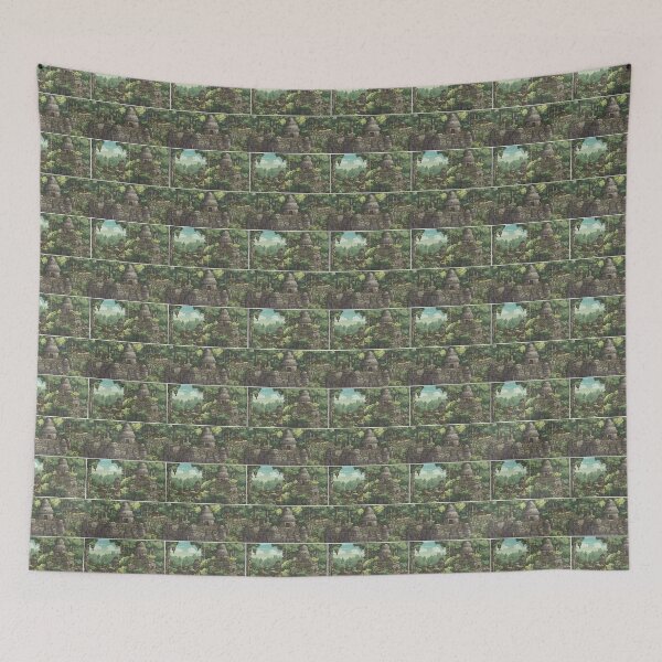 Item preview, Pattern Comic Forgotten Jungle City Cartoon Style designed and sold by Arncil.