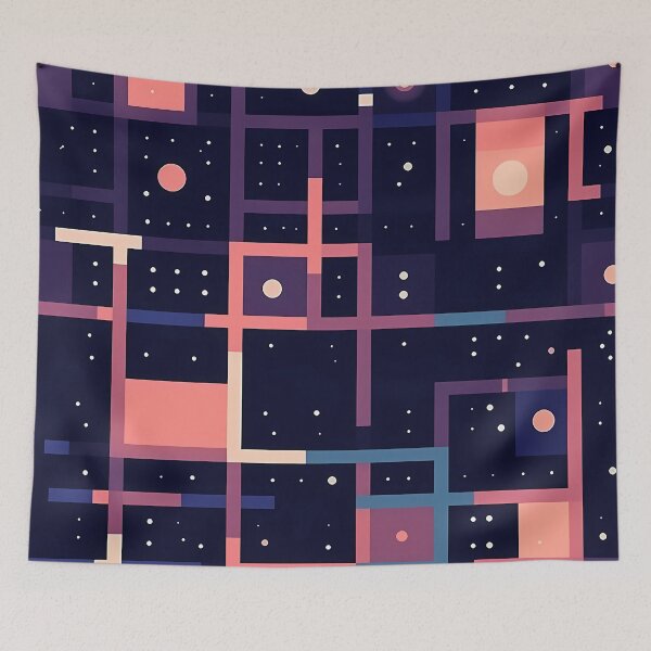 Item preview, Chromatic creative infinity - Abstract Universe Seamless Pattern designed and sold by nelloryn.