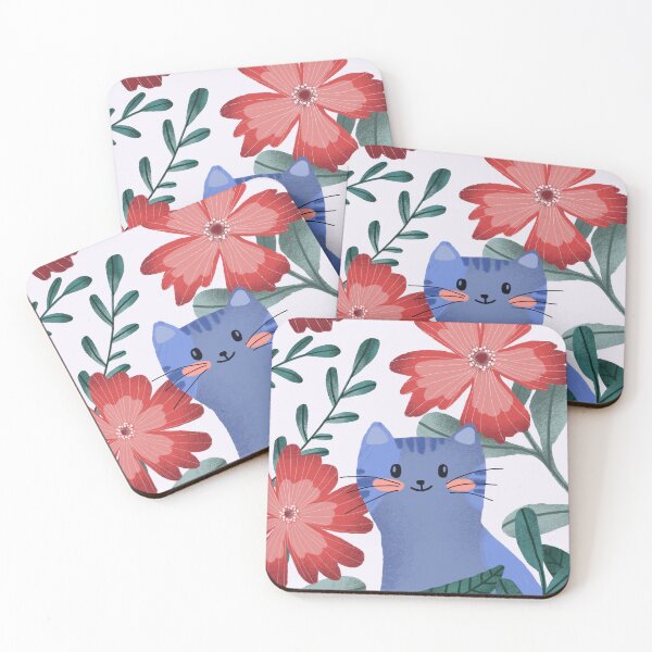 Item preview, Friendly blue cat designed and sold by pinkyfish1010.