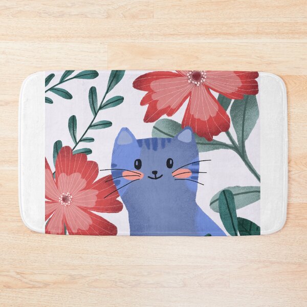 Item preview, Friendly blue cat designed and sold by pinkyfish1010.